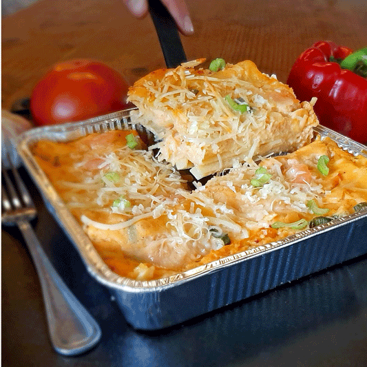 LASAGNA SALMÓN CAMARÓN (2-3 Porciones 750 Gr)